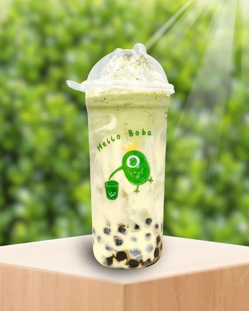 Creme Brulee Matcha Smoothie